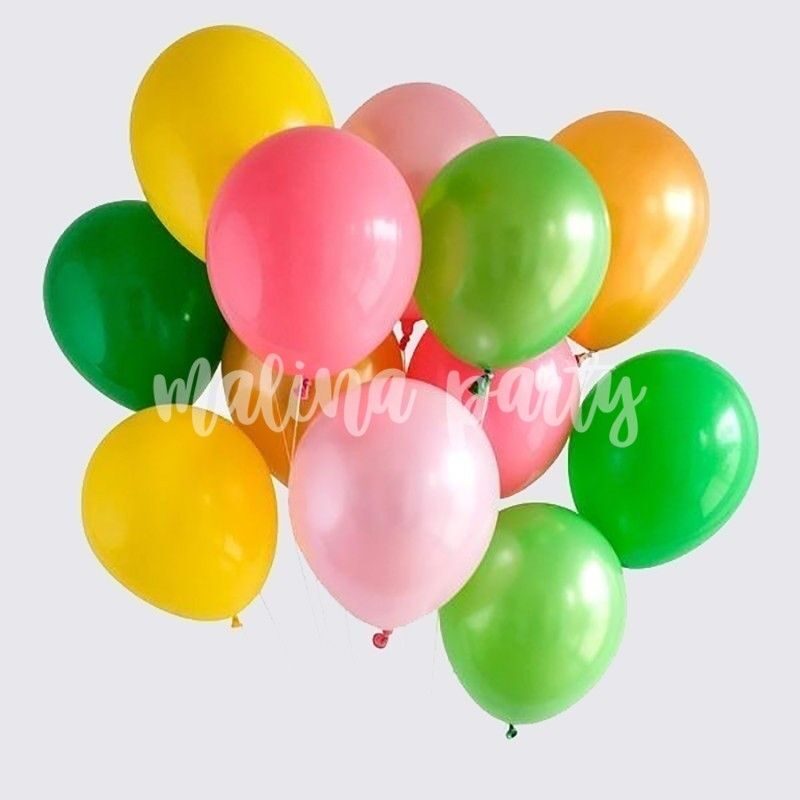 Букет гелиевых воздушных шаров с цифрой 1 для мальчика