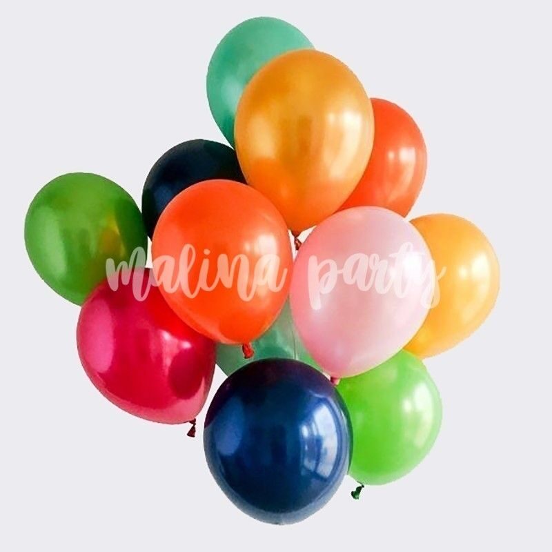 Букет воздушных шаров с гелием Мухомор и пастель