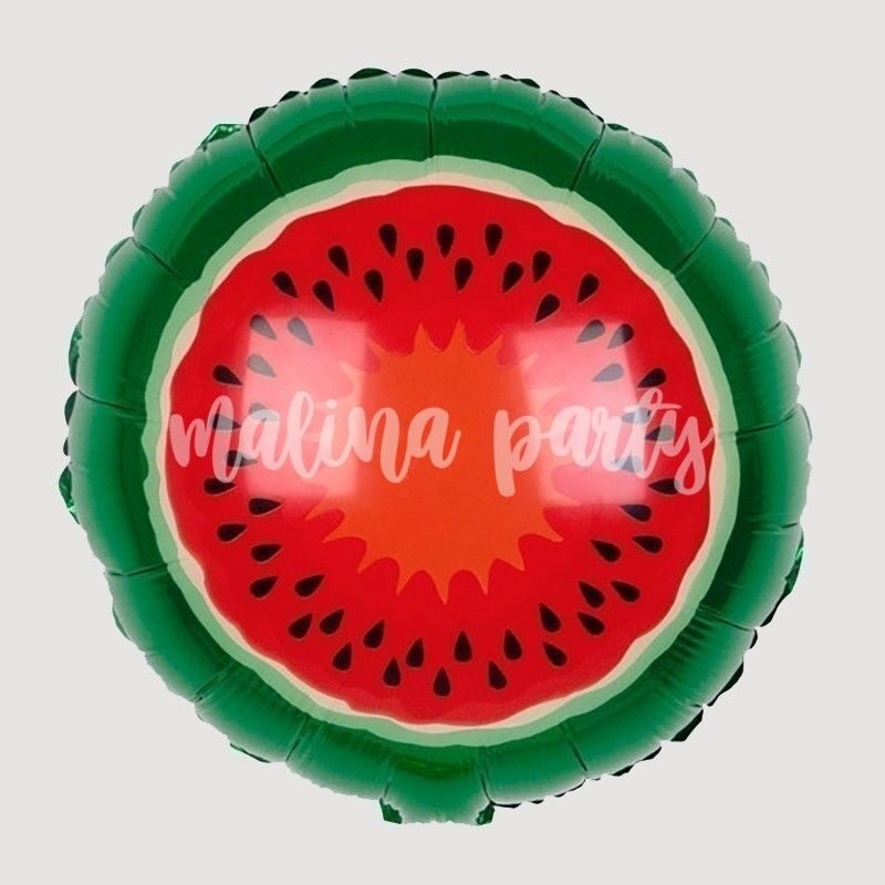 Воздушный шар круг Минни Маус горошек