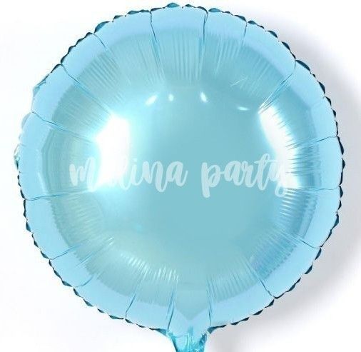 Воздушный шар круг Миньоны синий