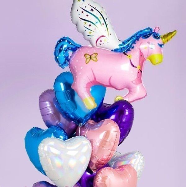 Букет воздушных шаров на 50 лет розовое золото на день рождения