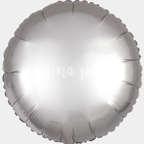 Воздушный шар круг Минни Маус горошек
