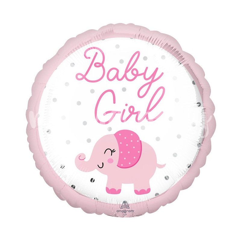 Воздушный шар круг Слоненок Baby Girl