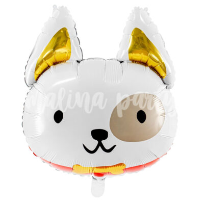 Воздушный шар Собака белая голова