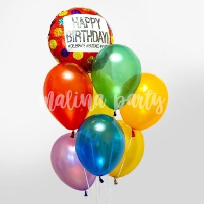Букет воздушных шаров с днем рождения хэштэги