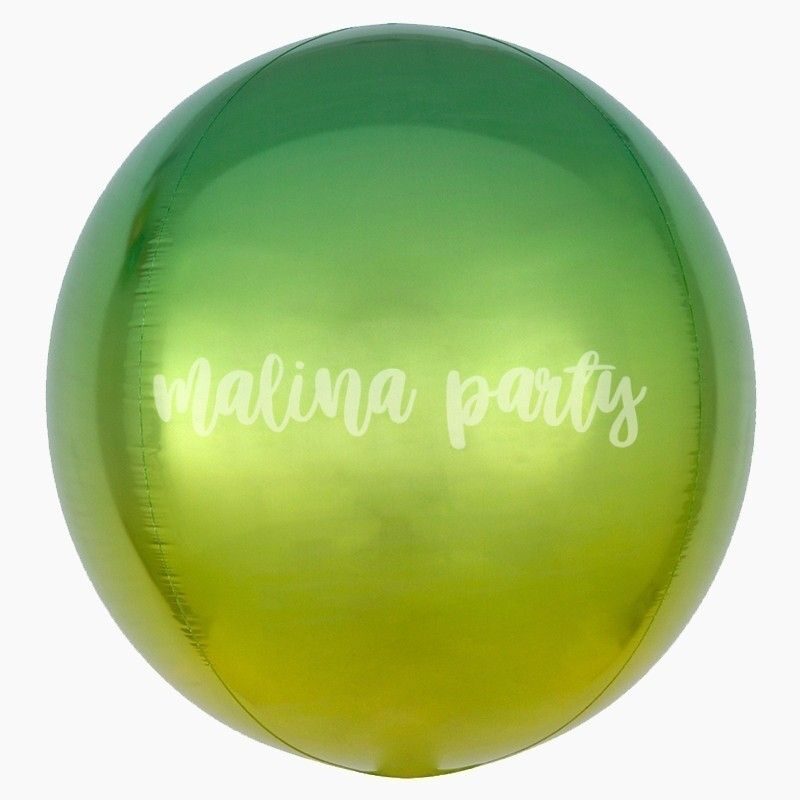 Воздушный шар сфера зеленый
