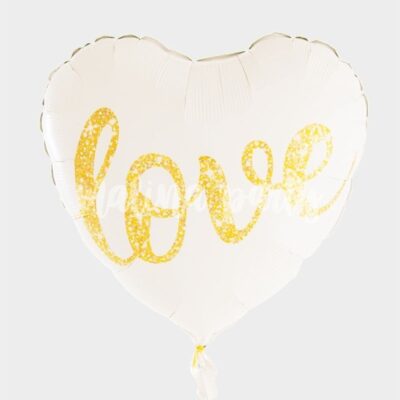 Воздушный шар свадебный сердце