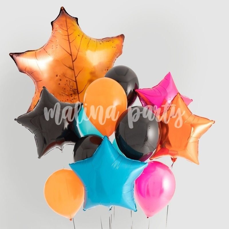 Набор воздушных шаров с гелием на 1 сентября с карандашом