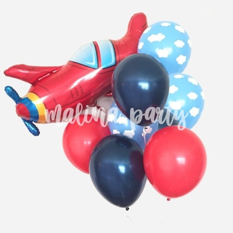 Букет воздушных шаров Русалочка и конек