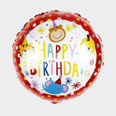 Воздушный шар С днем рождения цирковой