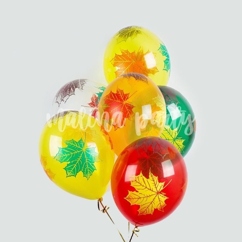 Букет воздушных шаров с гелием на 1 сентября 10 шт