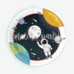 Комплект бумажной посуды космос 12 шт
