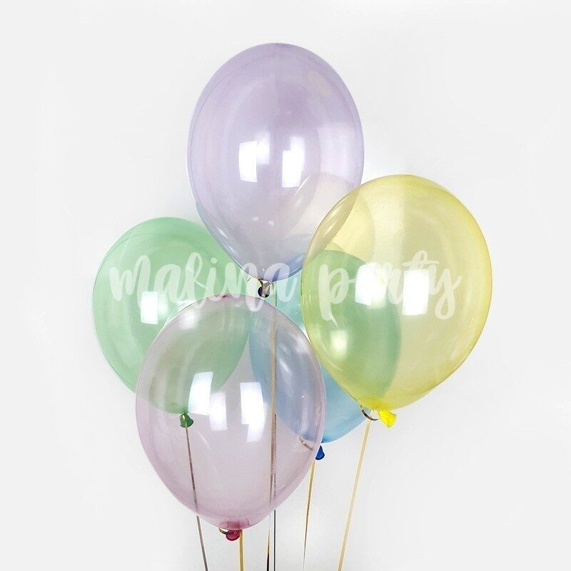 Букет воздушных шаров с гелием Котенок-единорог
