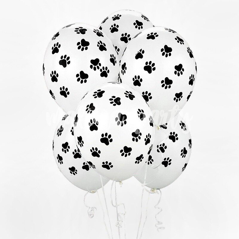 Воздушный шар с рисунком павлин 12 штук