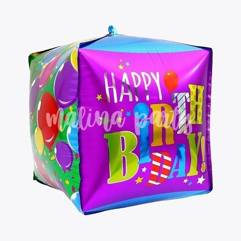 Воздушный шар куб 35 см