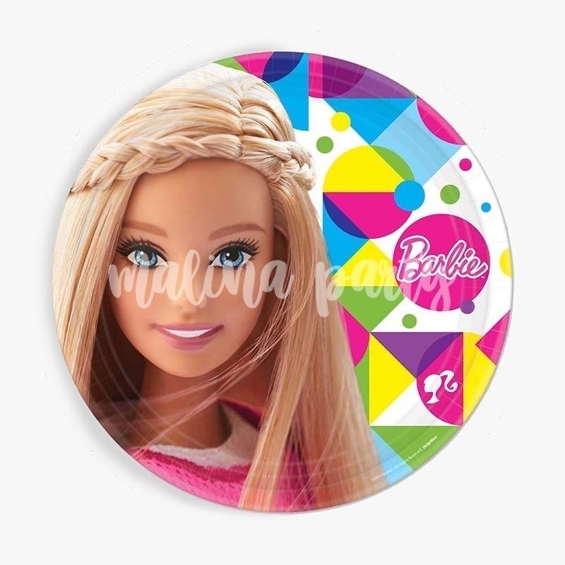 Воздушный шар круг Барби