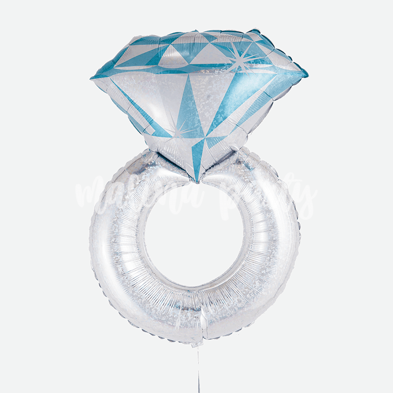 Воздушный шар Кольцо серебро