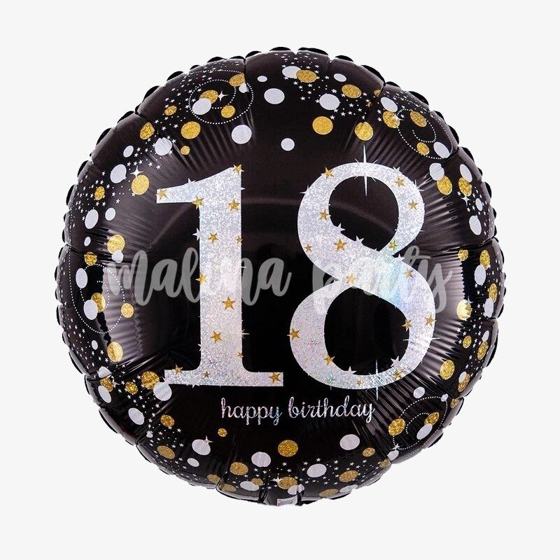 Воздушный шар круг Торт С днем рождения