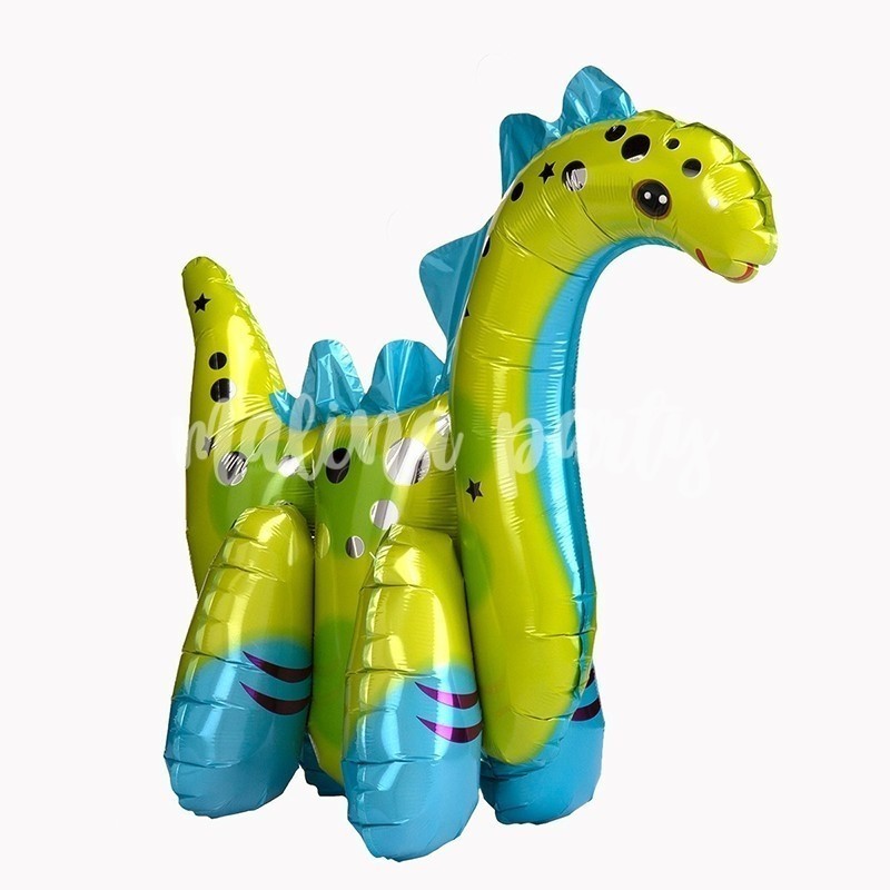Ходячий шар динозавр сине-зеленый