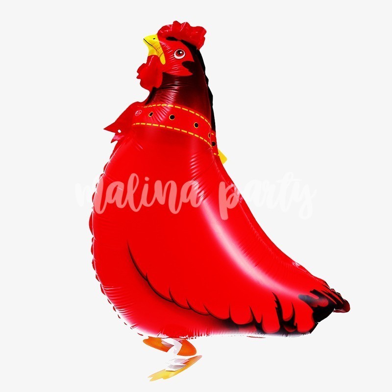 Ходячий шар Курица красная