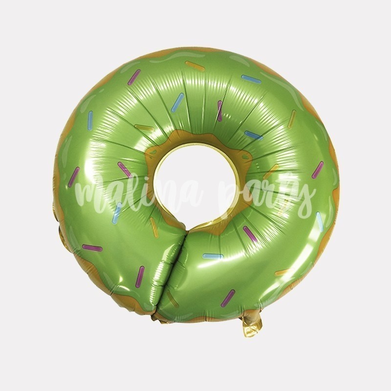 Воздушный шар Пончик зеленый