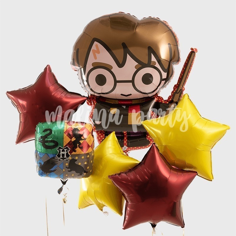 Букет воздушных шаров с гелием Гарри Поттер