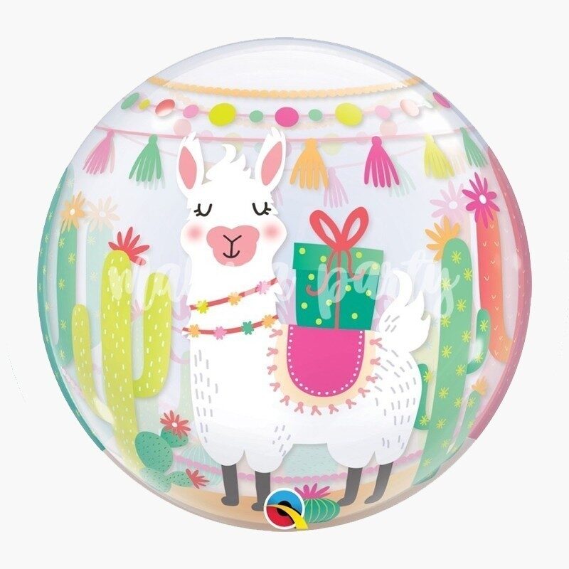 Воздушный шар бабл цветное конфетти