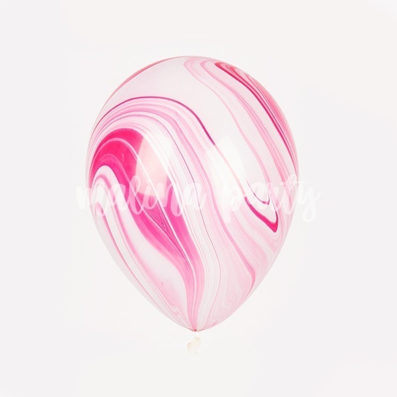 Воздушный шар агат розовый 1 штука