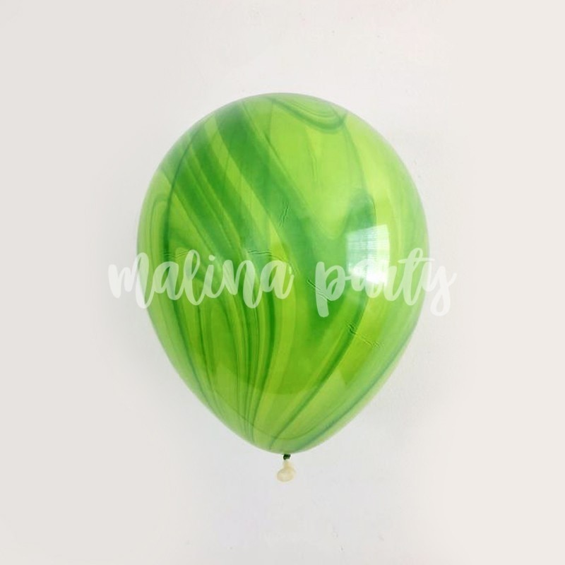 Воздушный шар агат зеленый 1 штука