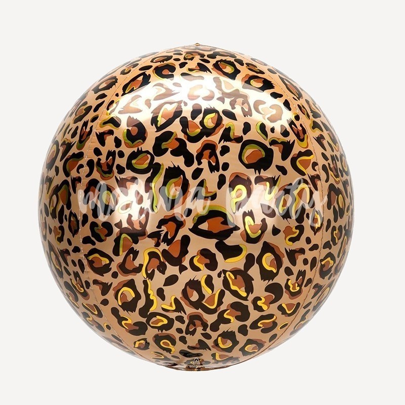 Воздушный шар сфера принт леопард