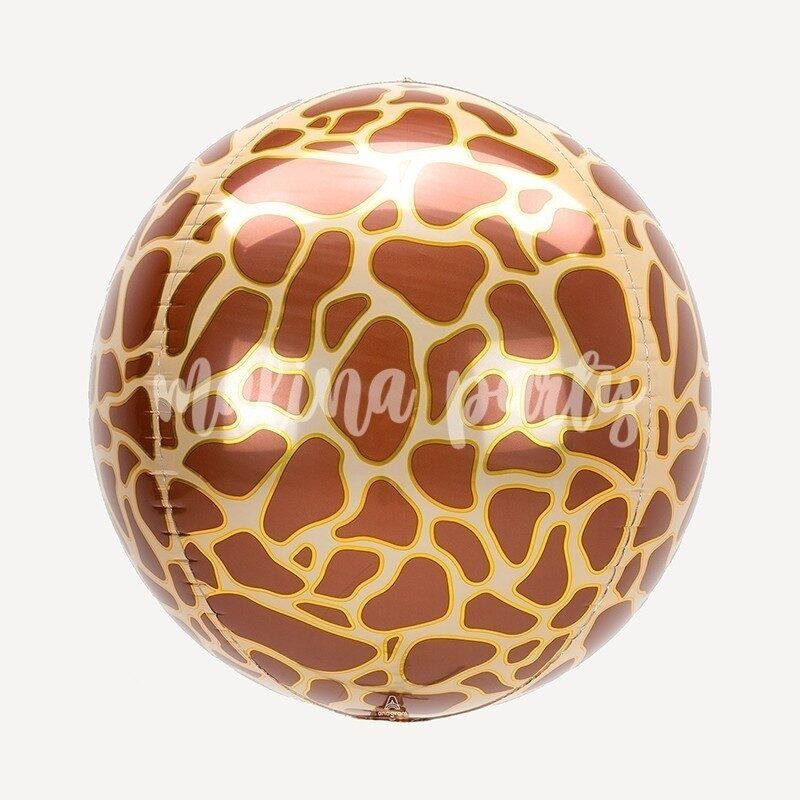 Воздушный шар сфера принт леопард