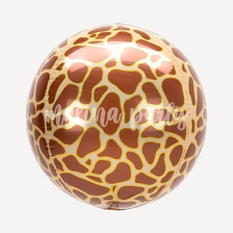 Воздушный шар сфера принт жираф