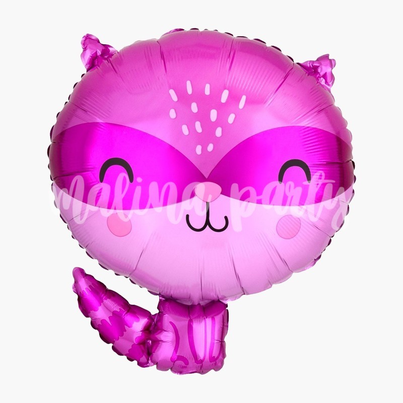 Воздушный шар Енот розовый