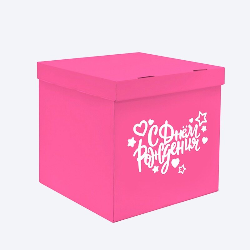 Коробка с шарами на определение пола Сынок или дочка