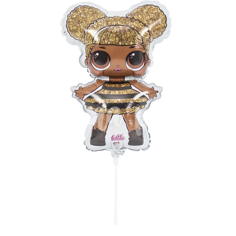 Воздушный шар мини фигура Кукла ЛОЛ Королева пчел