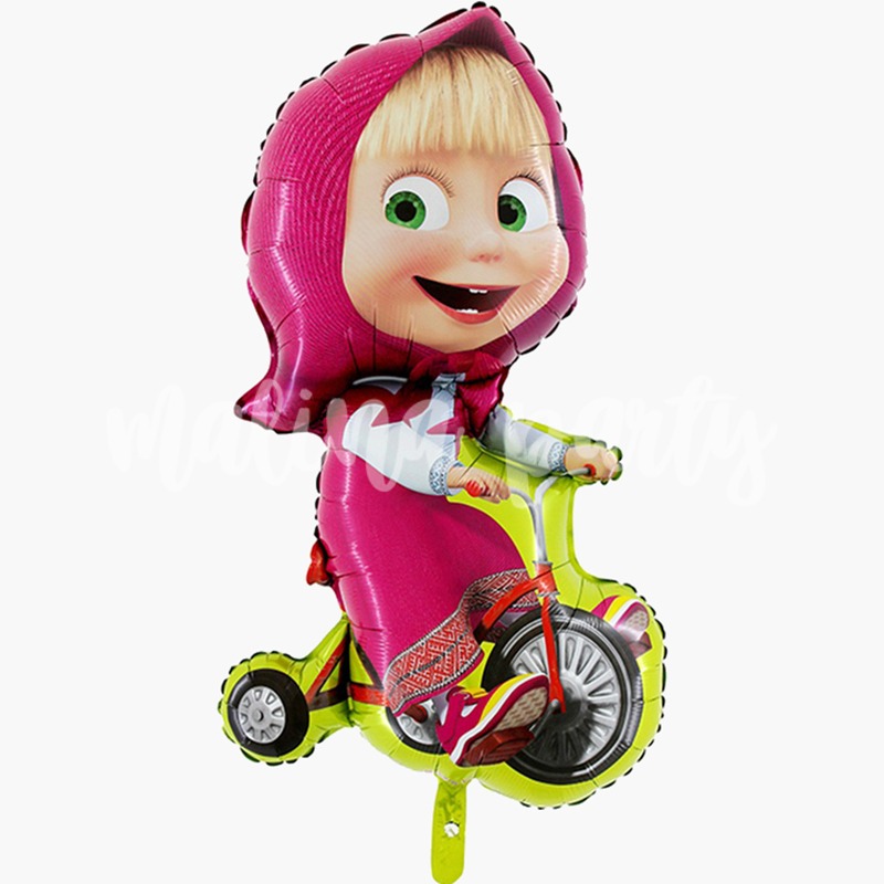 Воздушный шар Маша на велосипеде