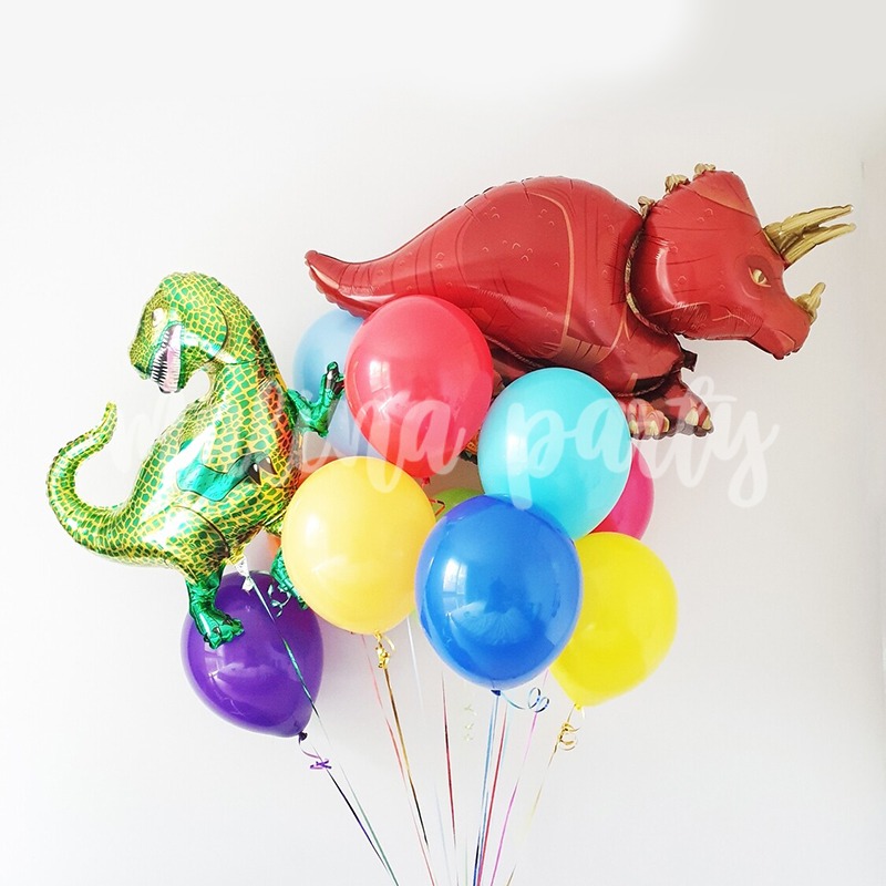 Букет воздушных шаров с гелием Динозавры