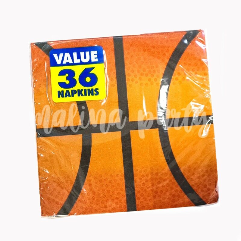 Салфетки бумажные Баскетбол 36 штук