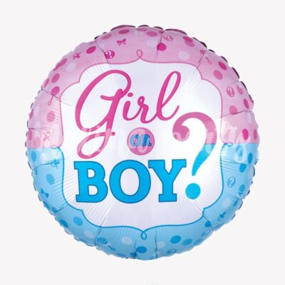 Воздушный шар круг Girl or Boy?
