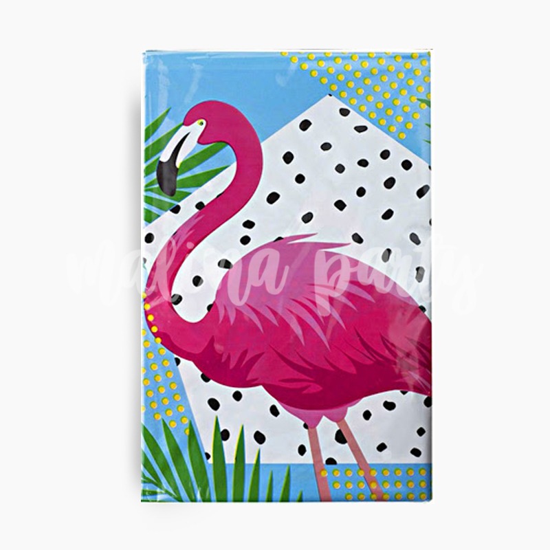 Скатерть пластик Тропики фламинго 1,3х1,8 м