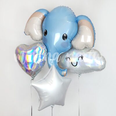 Букет воздушных шаров Слон и облако