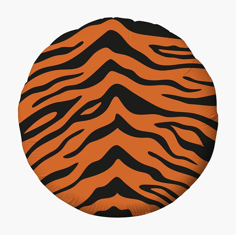 Воздушный шар круг принт Тигр