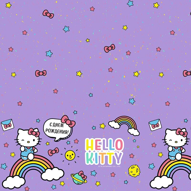 Тарелка бумажная Hello Kitty 18 см 6 шт