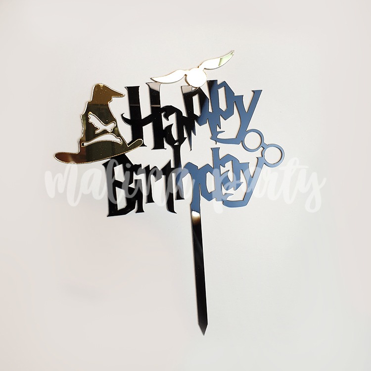 Топпер для торта Гарри Поттер Happy birthday