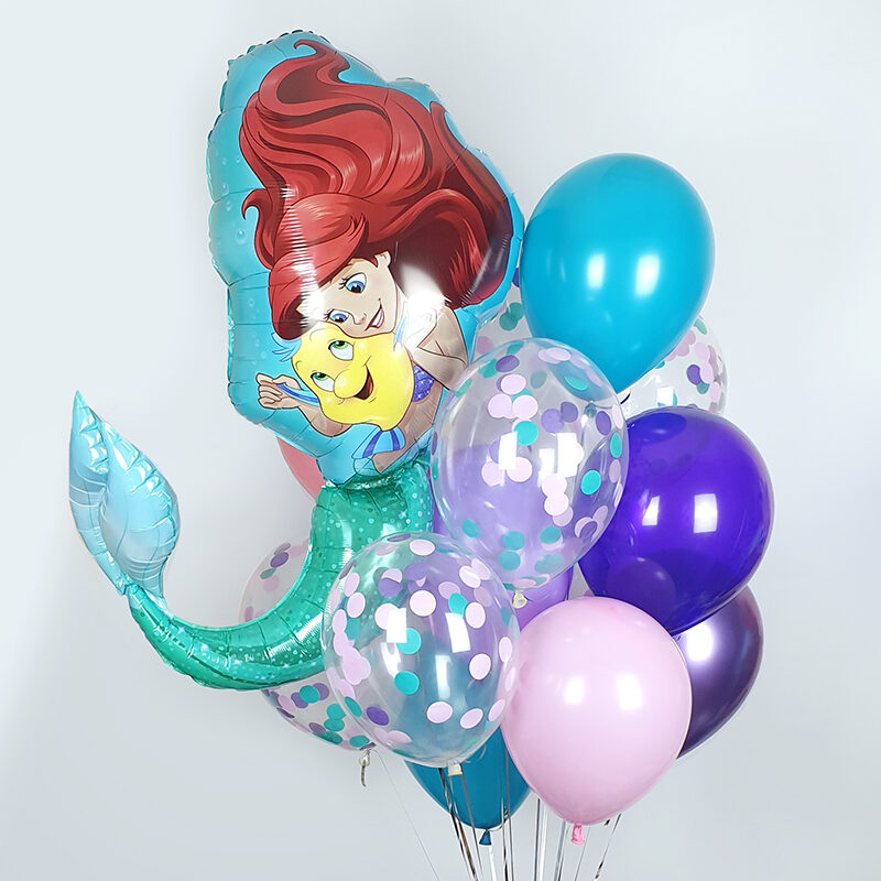 Букет воздушных шаров с гелием Угрюмый кот и оскорбления
