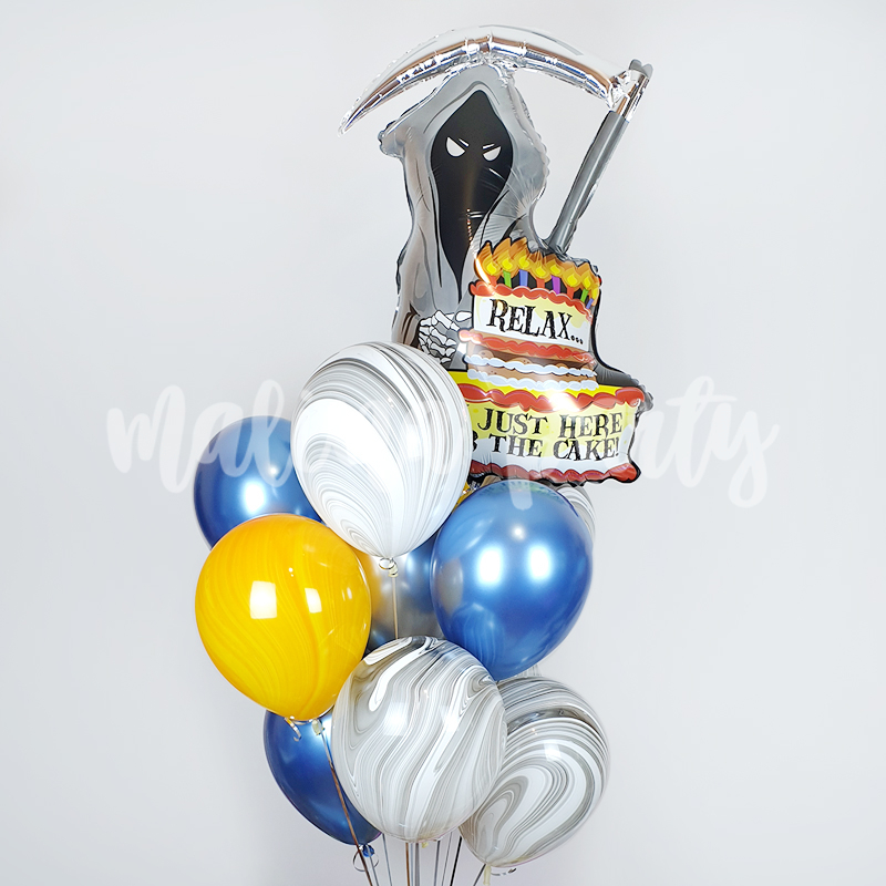 Букет воздушных шаров с гелием ассорти Смайл