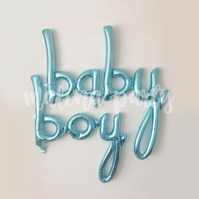 Воздушный шар надпись baby boy
