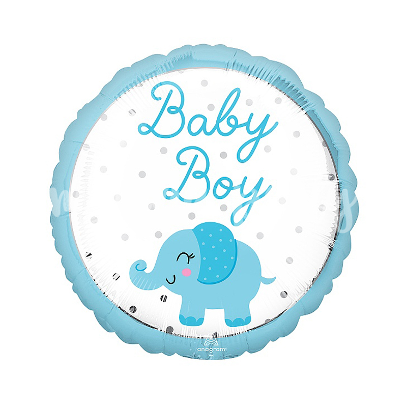 Воздушный шар круг Слоненок Baby Boy