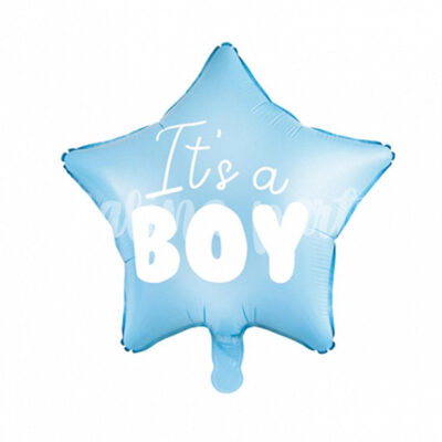 Воздушный шар звезда It`s a boy