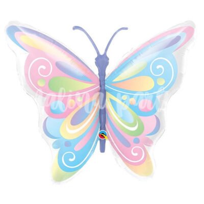 Воздушный шар Бабочка пастель